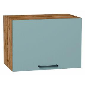 Шкаф верхний горизонтальный Флэт Grey-green In 2S/Дуб Вотан 358*500*318