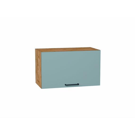 Шкаф верхний горизонтальный Флэт Grey-green In 2S/Дуб Вотан 358*600*318