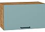 Шкаф верхний горизонтальный Флэт Grey-green In 2S/Дуб Вотан 358*600*318