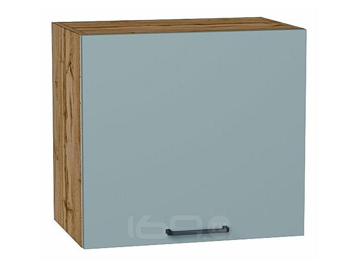 Шкаф верхний горизонтальный Флэт Grey-green In 2S/Дуб Вотан 460*500*318