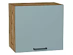 Шкаф верхний горизонтальный Флэт Grey-green In 2S/Дуб Вотан 460*500*318