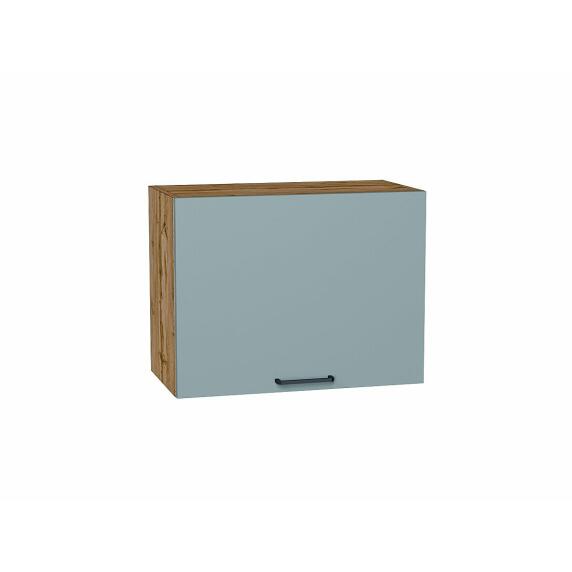 Шкаф верхний горизонтальный Флэт Grey-green In 2S/Дуб Вотан 460*600*318