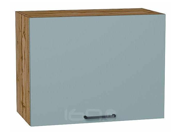 Шкаф верхний горизонтальный Флэт Grey-green In 2S/Дуб Вотан 460*600*318