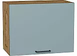 Шкаф верхний горизонтальный Флэт Grey-green In 2S/Дуб Вотан 460*600*318