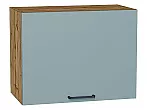 Шкаф верхний горизонтальный Флэт Grey-green In 2S/Дуб Вотан 460*600*318