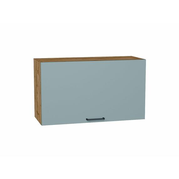 Шкаф верхний горизонтальный Флэт Grey-green In 2S/Дуб Вотан 460*800*318