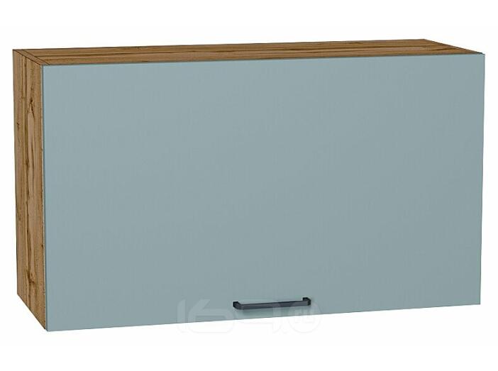 Шкаф верхний горизонтальный Флэт Grey-green In 2S/Дуб Вотан 460*800*318