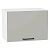 Шкаф верхний горизонтальный Флэт Light Grey In 2S/Белый 358*500*318