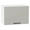 Шкаф верхний горизонтальный Флэт Light Grey In 2S/Белый 358*500*318