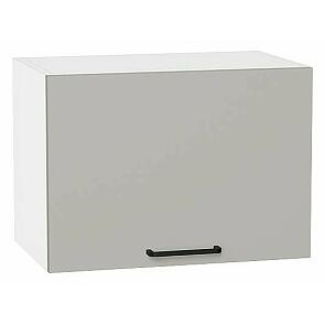 Шкаф верхний горизонтальный Флэт Light Grey In 2S/Белый 358*500*318