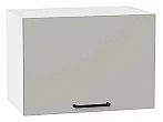 Шкаф верхний горизонтальный Флэт Light Grey In 2S/Белый 358*500*318