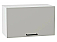 Шкаф верхний горизонтальный Флэт Light Grey In 2S/Белый 358*600*318