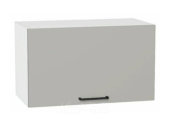 Шкаф верхний горизонтальный Флэт Light Grey In 2S/Белый 358*600*318
