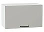 Шкаф верхний горизонтальный Флэт Light Grey In 2S/Белый 358*600*318