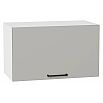 Шкаф верхний горизонтальный Флэт Light Grey In 2S/Белый 358*600*318