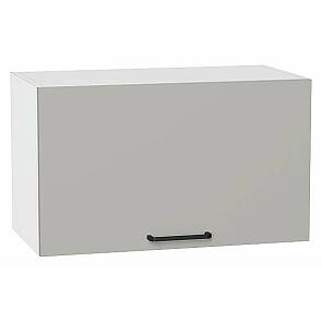 Шкаф верхний горизонтальный Флэт Light Grey In 2S/Белый 358*600*318