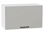 Шкаф верхний горизонтальный Флэт Light Grey In 2S/Белый 358*600*318