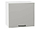 Шкаф верхний горизонтальный Флэт Light Grey In 2S/Белый 458*500*318