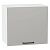 Шкаф верхний горизонтальный Флэт Light Grey In 2S/Белый 458*500*318