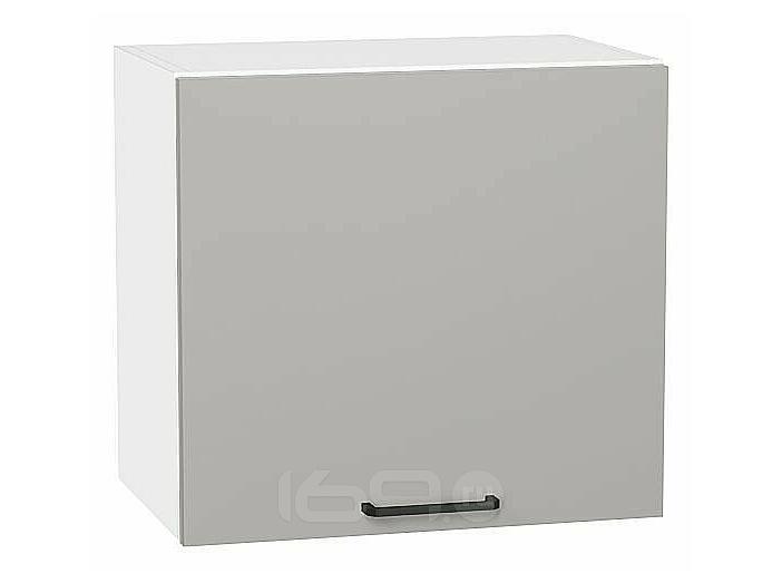Шкаф верхний горизонтальный Флэт Light Grey In 2S/Белый 458*500*318