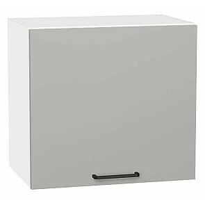 Шкаф верхний горизонтальный Флэт Light Grey In 2S/Белый 458*500*318