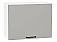 Шкаф верхний горизонтальный Флэт Light Grey In 2S/Белый 458*600*318
