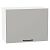 Шкаф верхний горизонтальный Флэт Light Grey In 2S/Белый 458*600*318