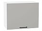 Шкаф верхний горизонтальный Флэт Light Grey In 2S/Белый 458*600*318