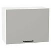 Шкаф верхний горизонтальный Флэт Light Grey In 2S/Белый 458*600*318