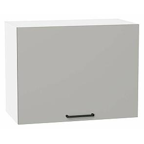 Шкаф верхний горизонтальный Флэт Light Grey In 2S/Белый 458*600*318