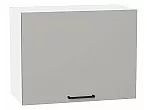 Шкаф верхний горизонтальный Флэт Light Grey In 2S/Белый 458*600*318