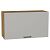 Шкаф верхний горизонтальный Флэт Light Grey In 2S/Дуб Вотан 458*800*318