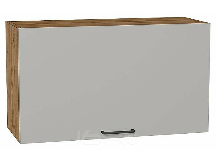 Шкаф верхний горизонтальный Флэт Light Grey In 2S/Дуб Вотан 458*800*318