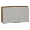 Шкаф верхний горизонтальный Флэт Light Grey In 2S/Дуб Вотан 458*800*318