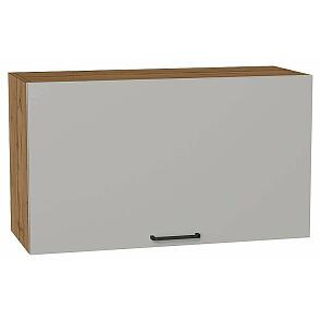 Шкаф верхний горизонтальный Флэт Light Grey In 2S/Дуб Вотан 458*800*318