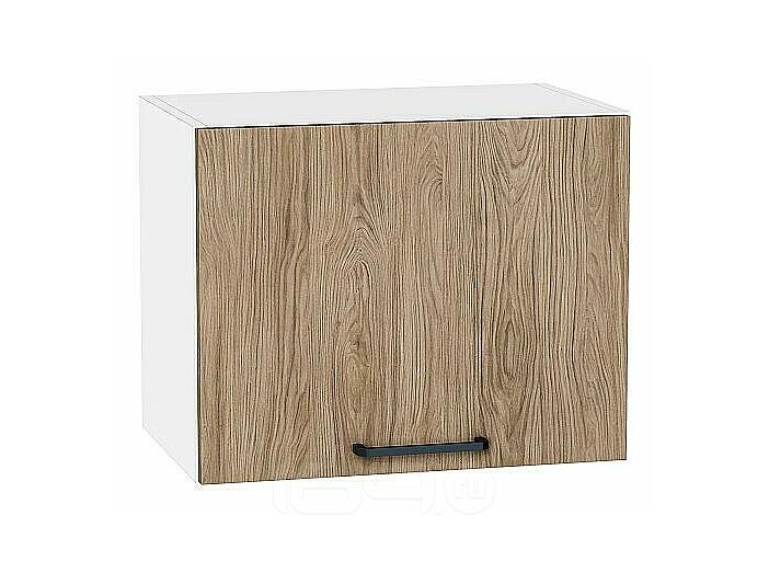 Шкаф верхний горизонтальный Флэт Natural Casella Oak 2S/Белый 358*450*318