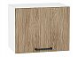 Шкаф верхний горизонтальный Флэт Natural Casella Oak 2S/Белый 358*450*318
