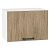 Шкаф верхний горизонтальный Флэт Natural Casella Oak 2S/Белый 358*500*318