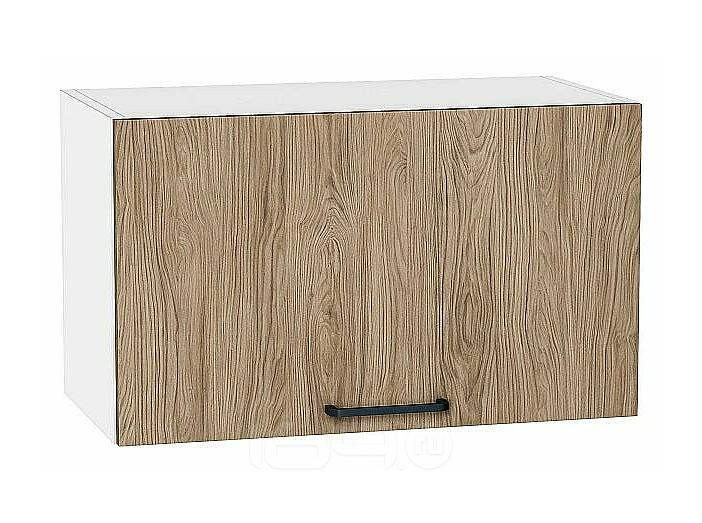 Шкаф верхний горизонтальный Флэт Natural Casella Oak 2S/Белый 358*600*318