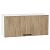 Шкаф верхний горизонтальный Флэт Natural Casella Oak 2S/Белый 358*800*318