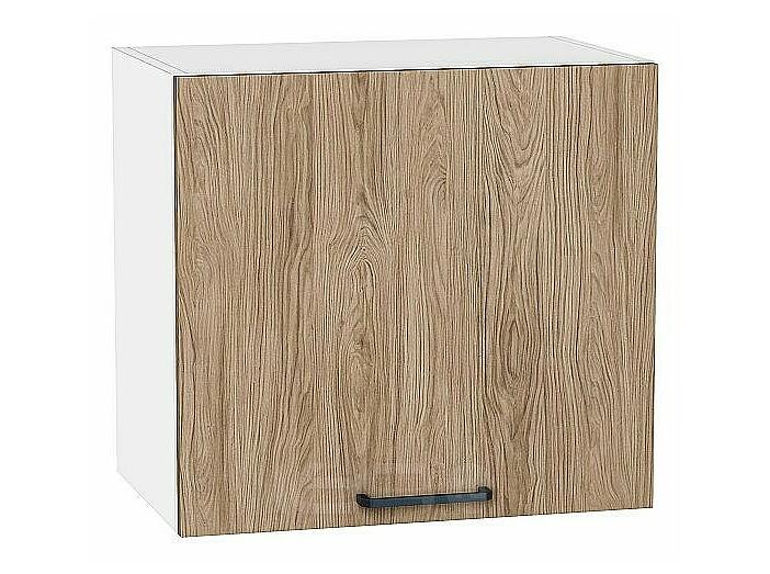 Шкаф верхний горизонтальный Флэт Natural Casella Oak 2S/Белый 458*500*318