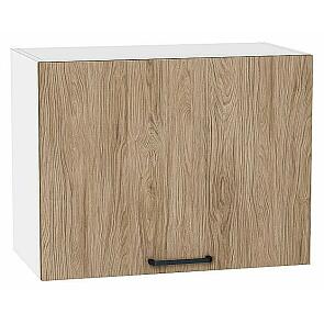 Шкаф верхний горизонтальный Флэт Natural Casella Oak 2S/Белый 458*600*318