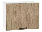 Шкаф верхний горизонтальный Флэт Natural Casella Oak 2S/Белый 458*600*318