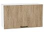 Шкаф верхний горизонтальный Флэт Natural Casella Oak 2S/Белый 458*800*318