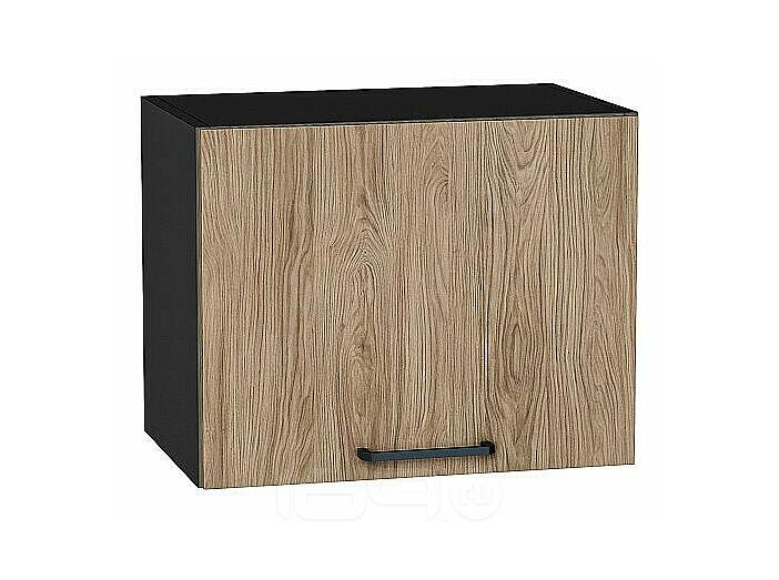 Шкаф верхний горизонтальный Флэт Natural Casella Oak 2S/Graphite 358*450*318