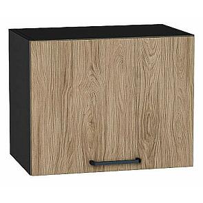Шкаф верхний горизонтальный Флэт Natural Casella Oak 2S/Graphite 358*450*318