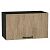 Шкаф верхний горизонтальный Флэт Natural Casella Oak 2S/Graphite 358*600*318