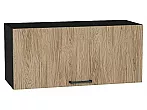 Шкаф верхний горизонтальный Флэт Natural Casella Oak 2S/Graphite 358*800*318