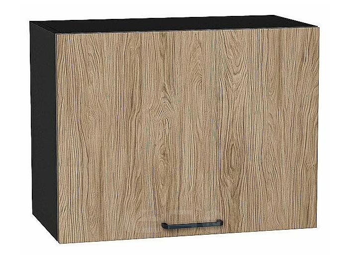 Шкаф верхний горизонтальный Флэт Natural Casella Oak 2S/Graphite 458*600*318
