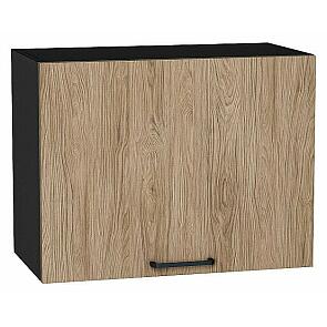 Шкаф верхний горизонтальный Флэт Natural Casella Oak 2S/Graphite 458*600*318